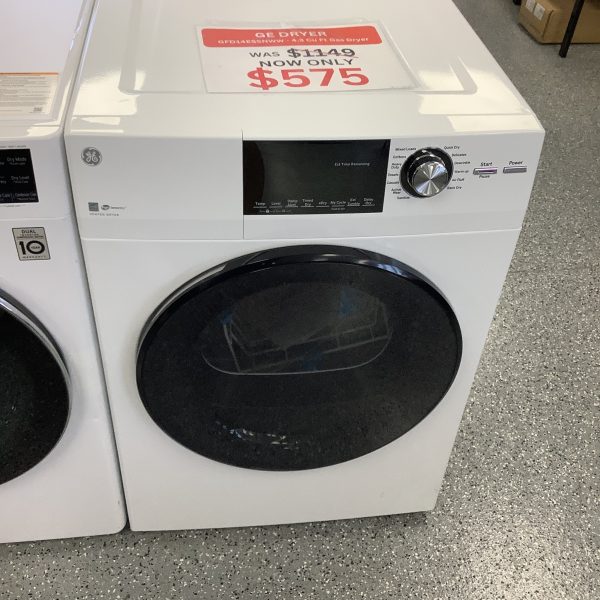 GE® ENERGY STAR® 24" 4.3 Cu.Ft. Front Load Vented Electric Dryer with Stainless Steel Basket