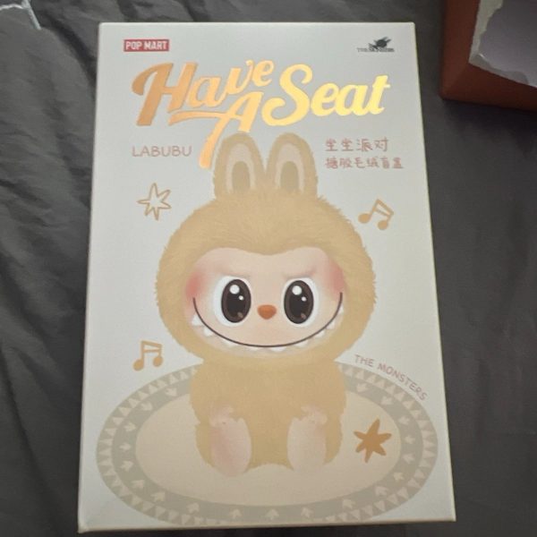 50 pieces of AUTHENTIC POP MART LABUBU The Monsters Have A Seat Vinyl Plush - One Blind Box